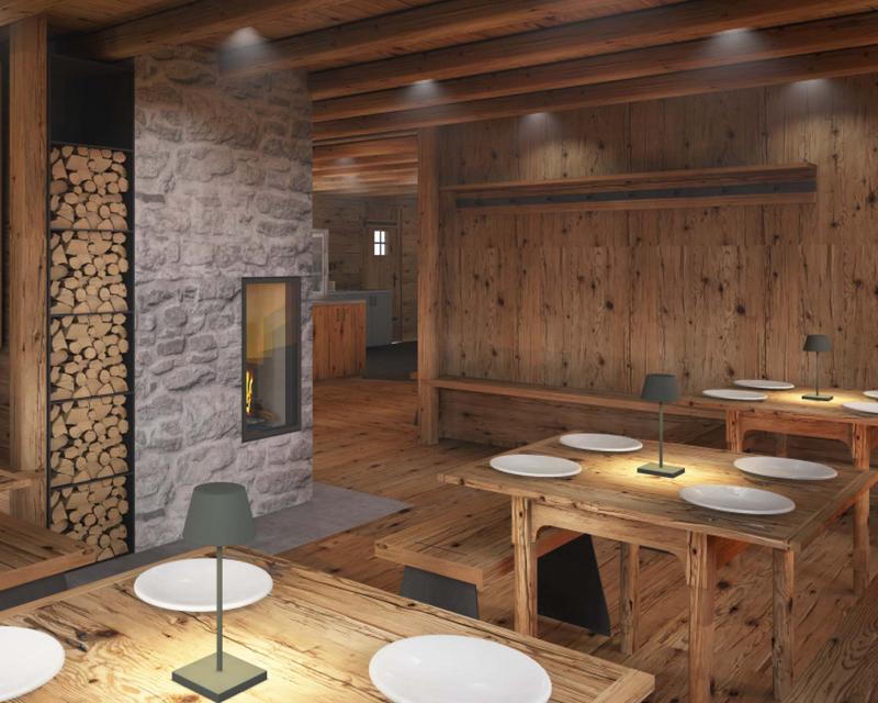 Visualisierung der gemütlichen Gaststube